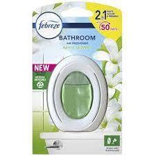 Febreze Bathroom Air Freshener, Small Spaces Refresher, White Jasmine