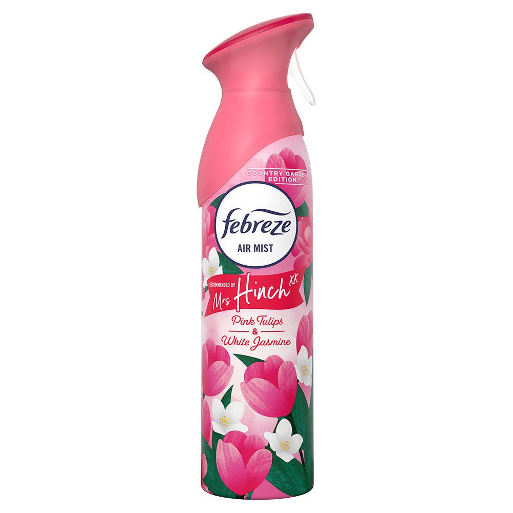 Febreze Air Mist Freshener Spray, Pink Tulips & White Jasmine Fragrance, 300 ml