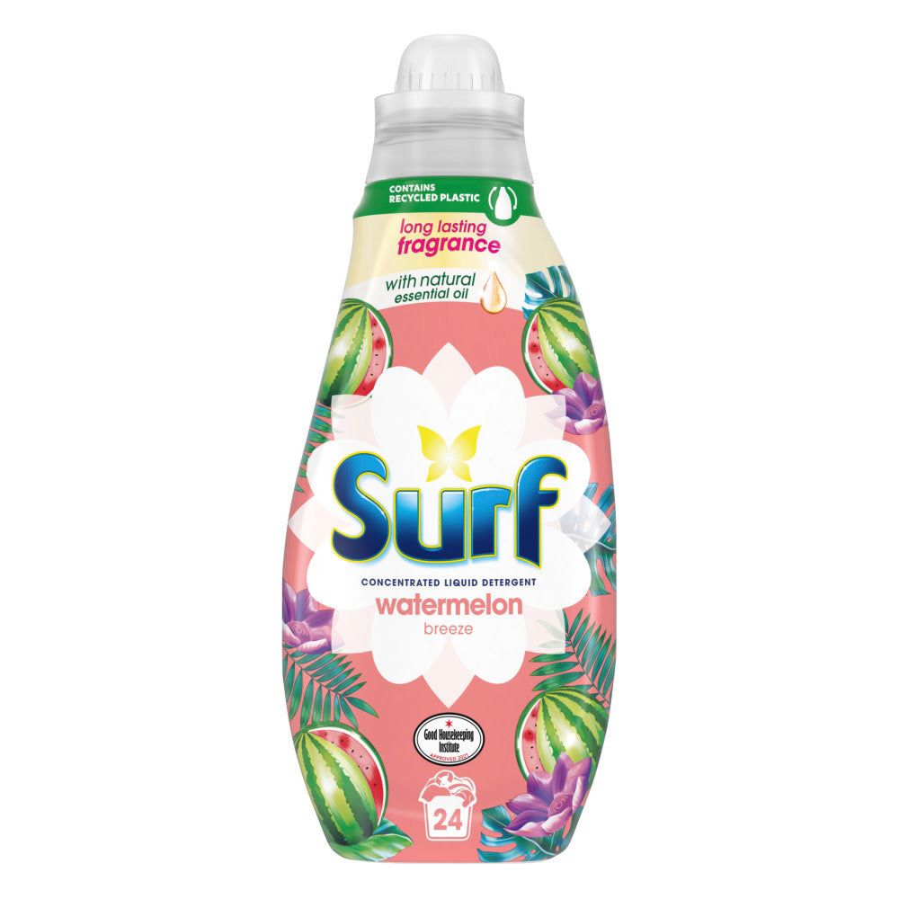 Surf Concentrated Liquid Laundry Detergent,24washes, 648ml.Watermelon Breeze