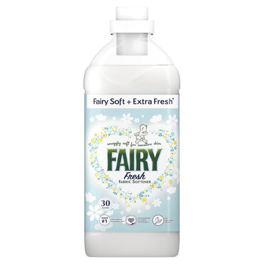 Fairy Fresh Fabric Softener Conditioner Snuggly Soft  30 W 1.05L