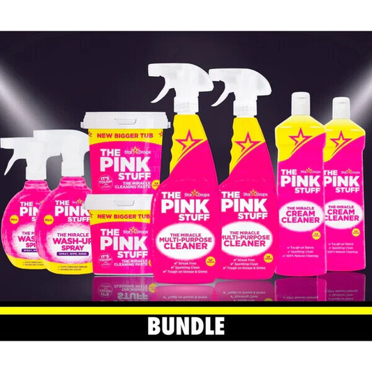 The Pink Stuff The Miracle New Bundle Pack for Your Home 8 Pieces set