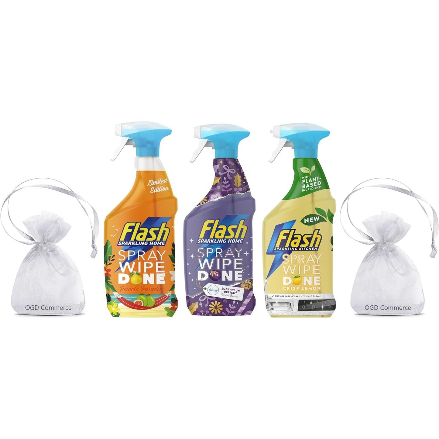 Flash cleaning Spray, 800ml, Pack of 3 Mix scent