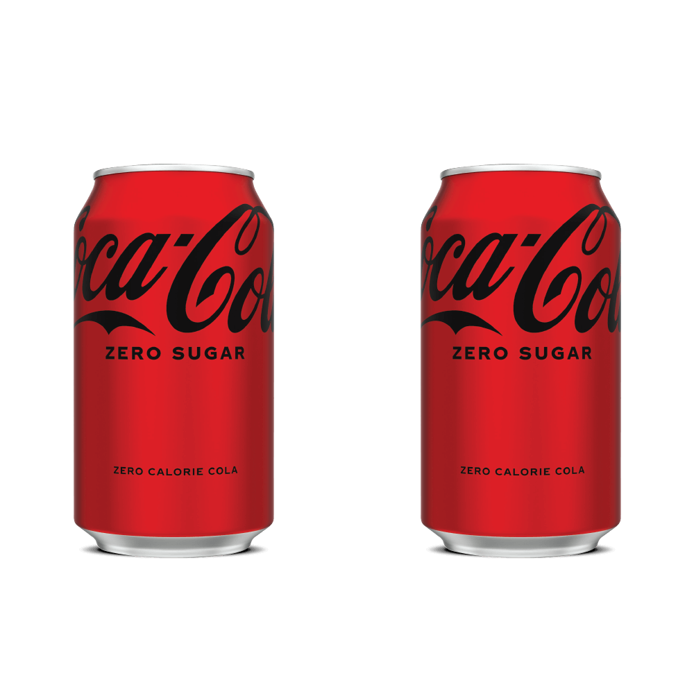 2 x Coca-Cola Zero Sugar -330ml