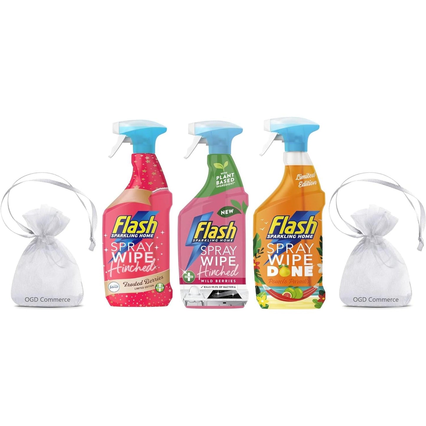 Flash cleaning Spray, 800ml, Pack of 3 Mix scent