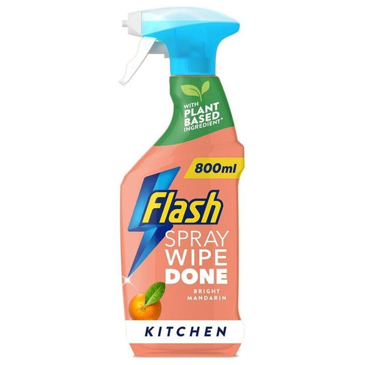 Flash Spray Wipe Done Bright Mandarin 800 ml