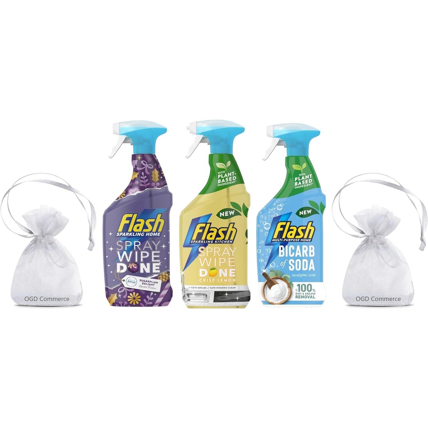 Flash cleaning Spray, 800ml, Pack of 3 Mix scent