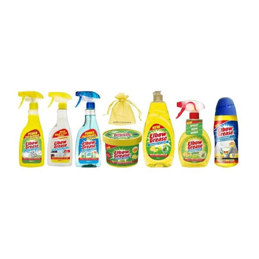 Elbow Grease Bundle for Household cleaning, 7 pieces bundle