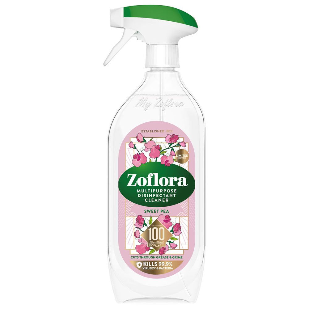 Zoflora Multipurpose Disinfectant Cleaner Spray, Sweet Pea Scent, 800ml