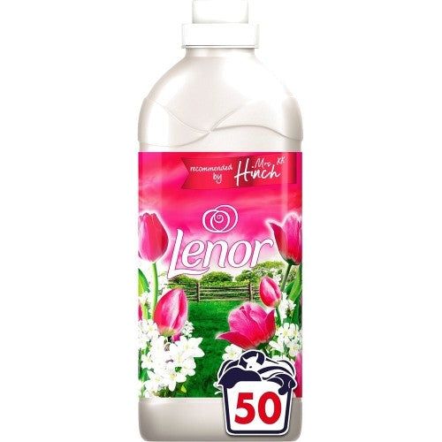 Lenor Mrs Hinch Pink Tulips&White Jasmine Fabric Conditioner 50 W 1.75L