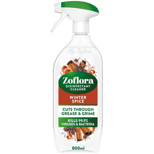 Zoflora Multi Purpose Disinfectant Cleaner Spray, Winter Spice Scent, 800ml