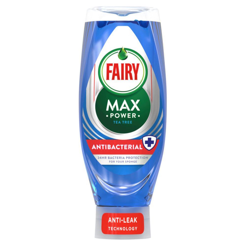 Fairy Max Power Antibacterial Washing Up Liquid 640 ml