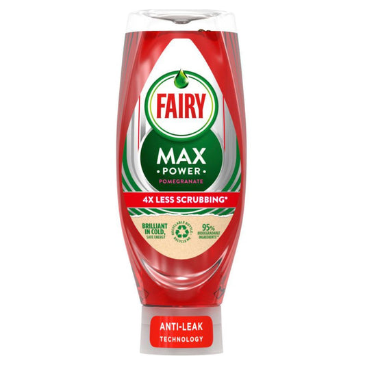 Fairy Max Power Pomegranate Washing Up Liquid 640ml