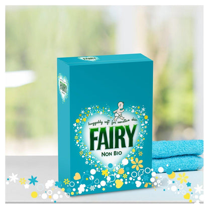 Fairy Non Bio Washing Powder, 10 Washes, Huggably Soft for Sensitive Skin, 650gr