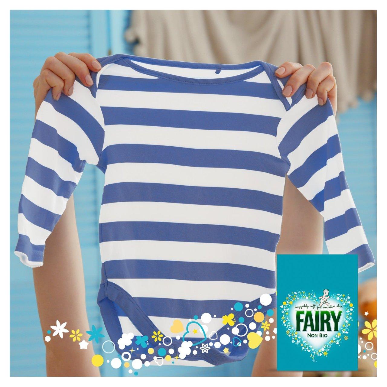 Fairy Non Bio Washing Powder, 10 Washes, Huggably Soft for Sensitive Skin, 650gr