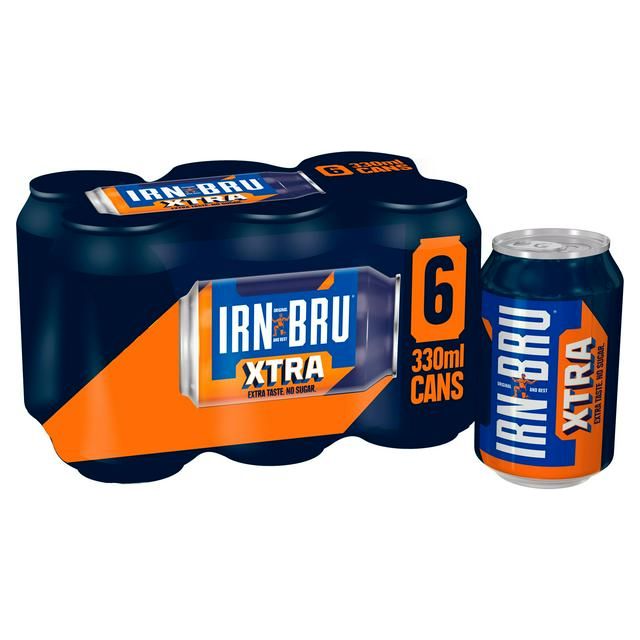 6 x Irn Bru Xtra-330ml.