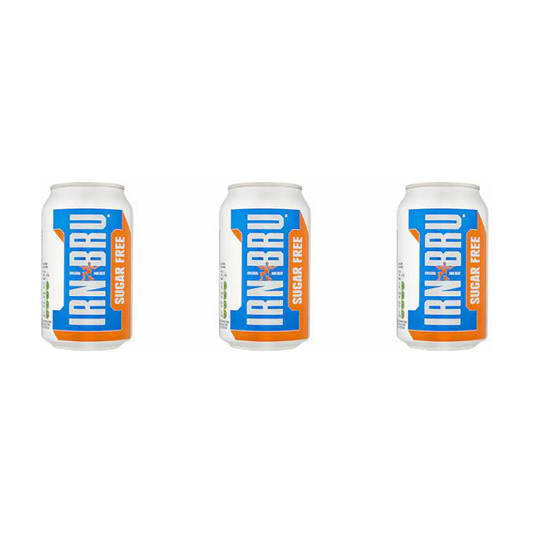 3 x Barr Sugar Free Irn-Bru 330ml.