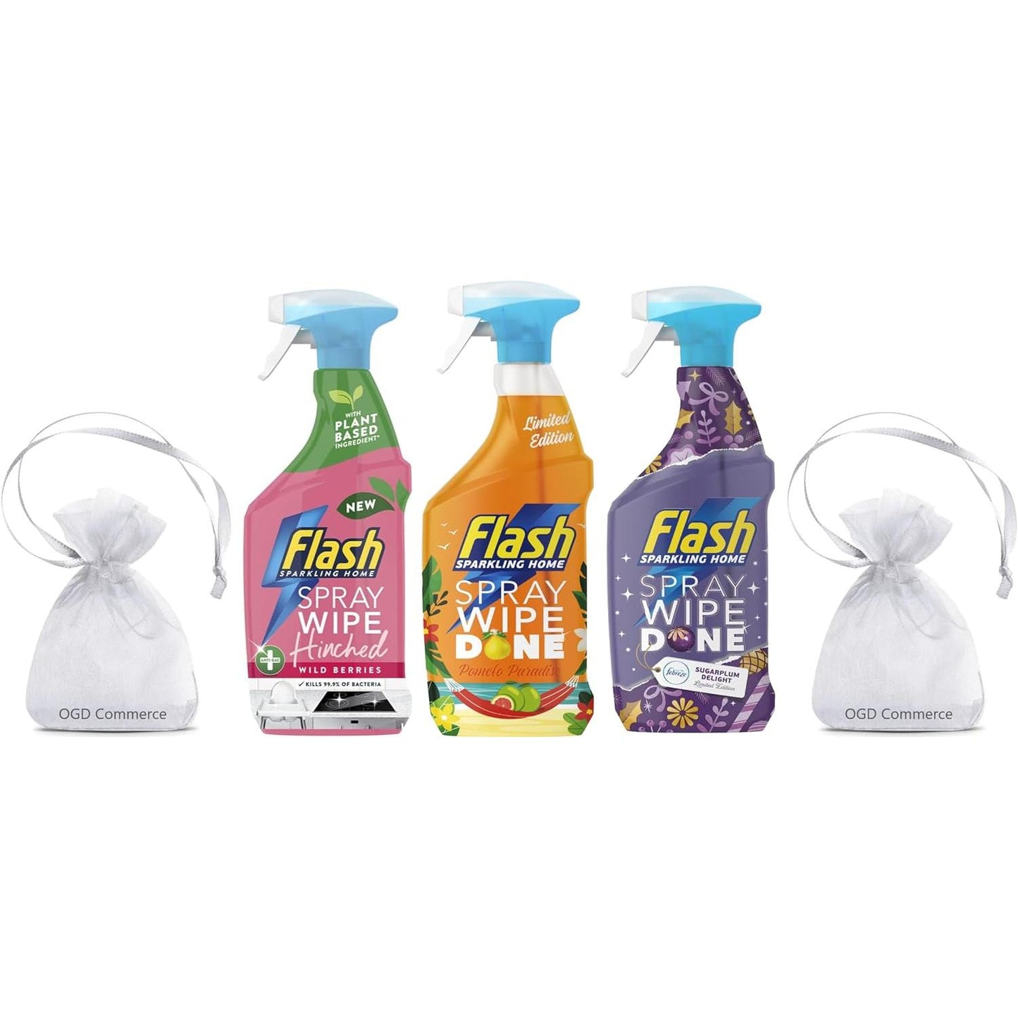 Flash cleaning Spray, 800ml, Pack of 3 Mix scent