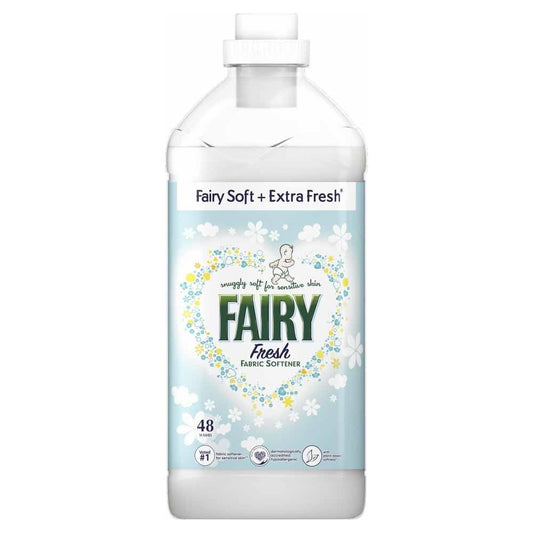 Fairy Fresh Fabric Conditioner,Softener, Snuggly Soft 48W. 1.68L