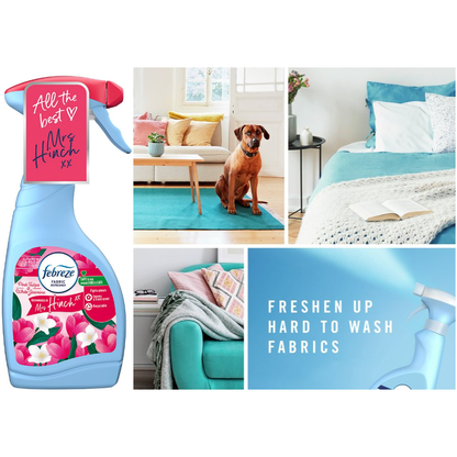 Lenor & Febreze Mrs Hinch Country Garden Edition Pink Tulips & White Jasmine Scent, Laundry Freshener and Refreshing Pack