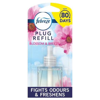 Febreze Ambi Pur Plug Air Freshener Plug-in Unit Case & Plug in Refill, Blossom & Breeze Scent