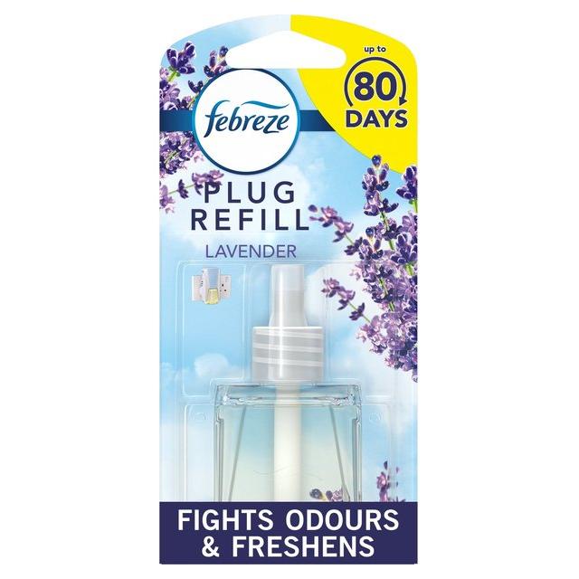 Febreze Ambi Pur Plug Air Freshener Plug-in Unit Case & Plug in Refill, Lavender Scent