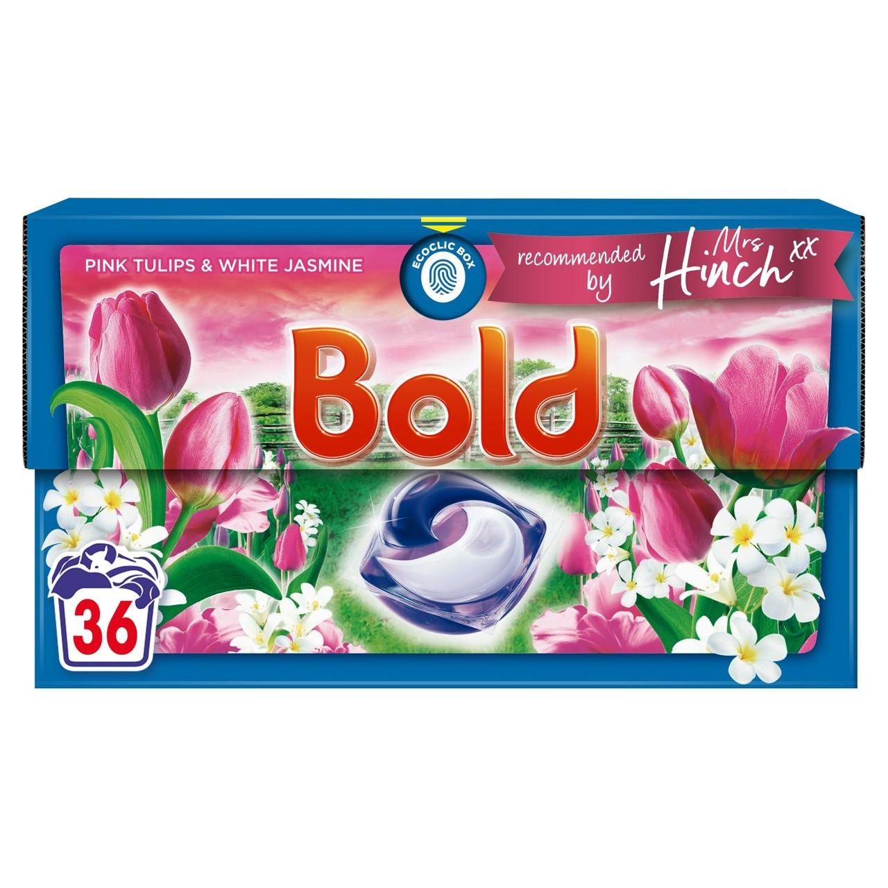 Bold & Lenor Laundry Washing and Refreshing Pack Pink Tulips & White Jasmine Scent