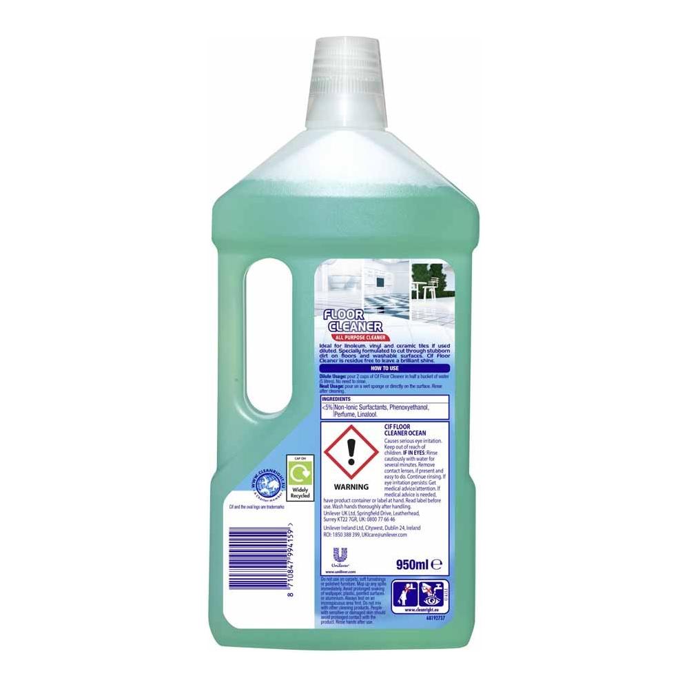 Cif Floor Cleaner 950ml, Ocean Scent