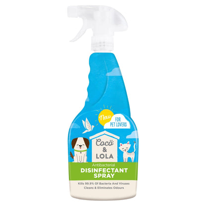 Coco & Lola Bundle Pack: Concentrated Disinfectant & Antibacterial Spray & Bed Refresher Spray & Carpet & Upholstery Stain Remover Spray