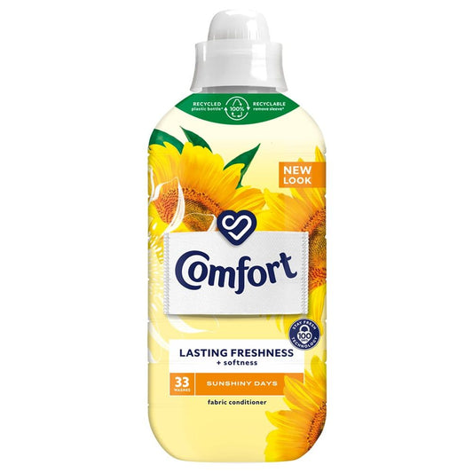 Comfort Fabric Conditioner, 33washes, Sunshiny Days Scent, 990ml