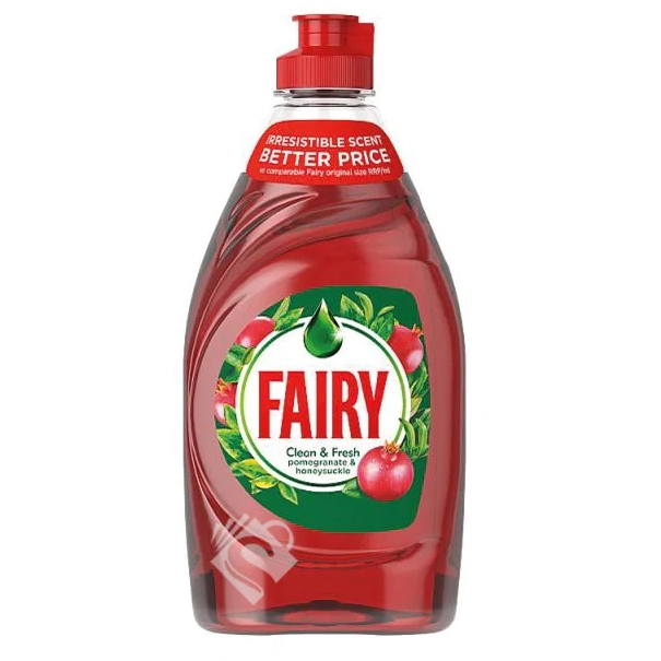 Fairy Clean & Fresh Washig-Up Liquid, Pomegranate and Honeysuckle Scent, 320ml