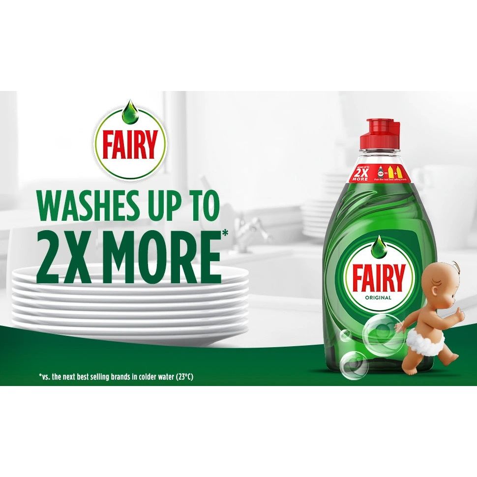 Fairy Original Washing Up Liquid with Lift Action, 320ml