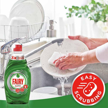 Fairy Platinum, Quick Wash, Washing Up Liquid, Original, 820ml