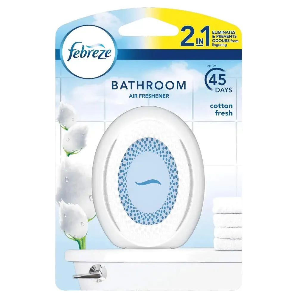 Febreze Bathroom Air Freshener, Cotton Fresh, 7.5ml