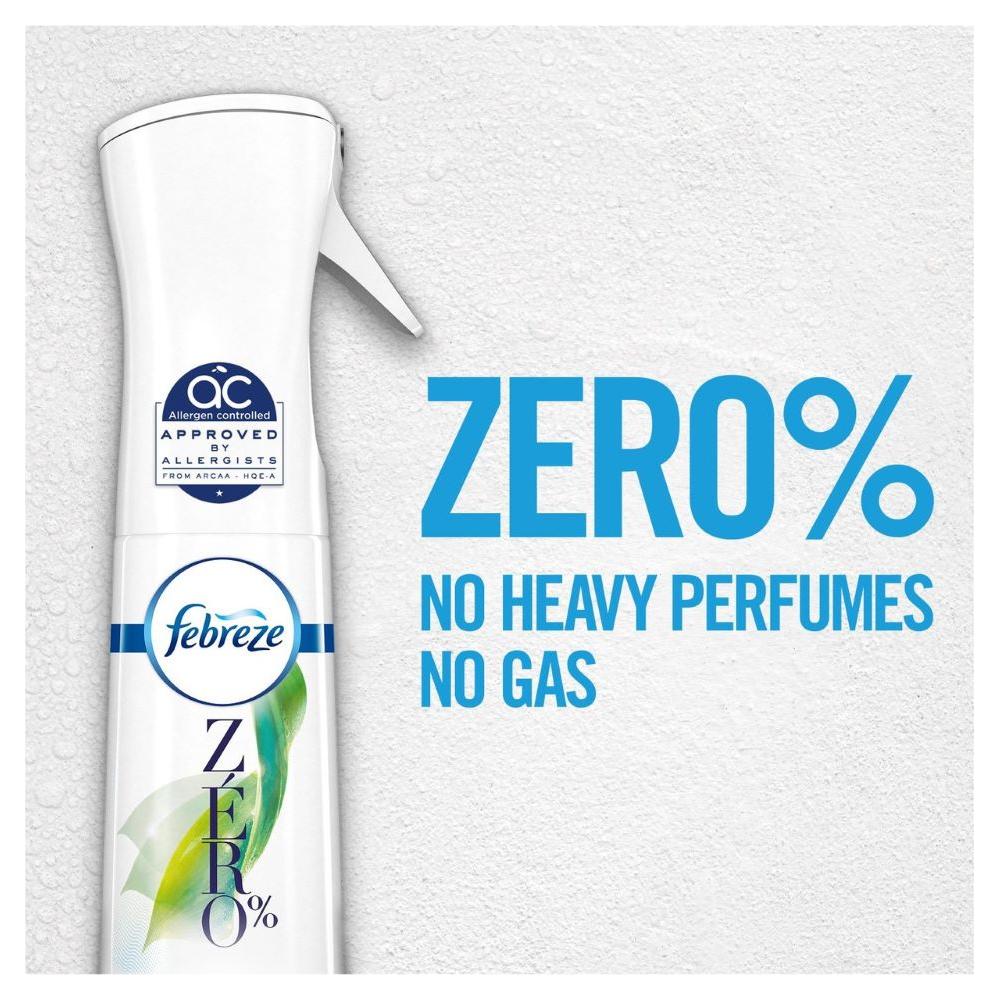 Febreze Zero% Air Mist Spray Refill only, 300ml, Water Lily Scent