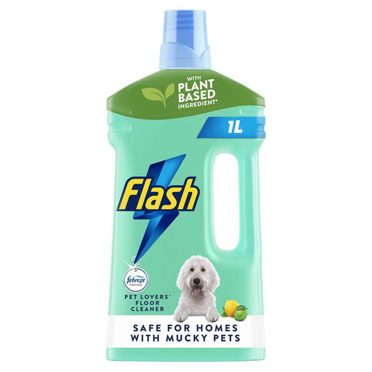 Flash for Pet Lovers,Floor Cleaner,Removes Pet Odour& Messes&Febreze 1L