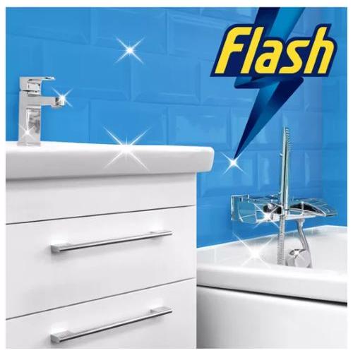 Flash Sparkling Shower, Wipe Done Cleaner Spray, Alpine Fresh Scent, 800ml