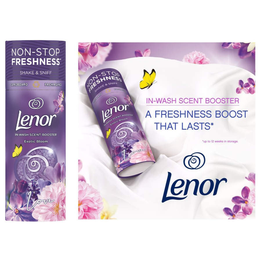 Bold & Lenor Laundry Washing Pack, Exotic Bloom Bundle: Washing Capsules & Fabric Conditioner & Scent Booster Beads