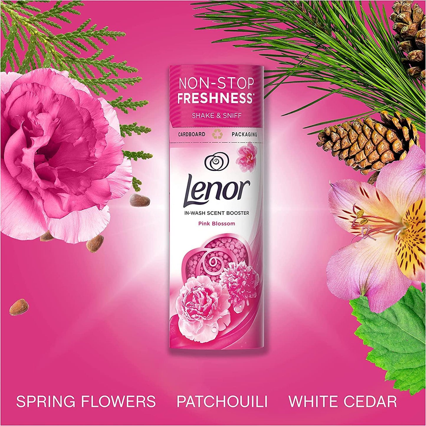 Lenor in-Wash Scent Booster Beads, 245gr, Pink Blossom Scent