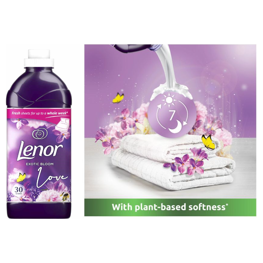 Lenor & Febreze Exotic Bloom Bundle Scent, Laundry Freshener and Refreshing Pack