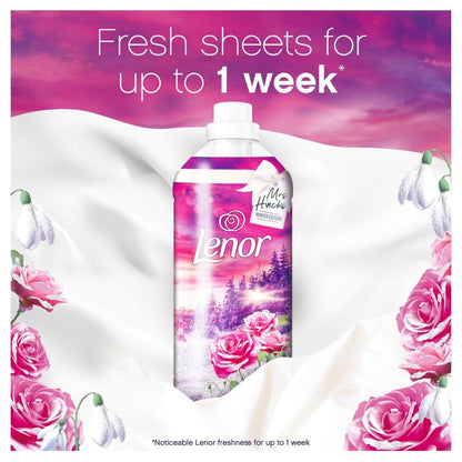 Lenor Fabric Conditioner 50 Washes 1.65L, Mrs Hinch Winter Edition Frosted Rose Wonderland scent