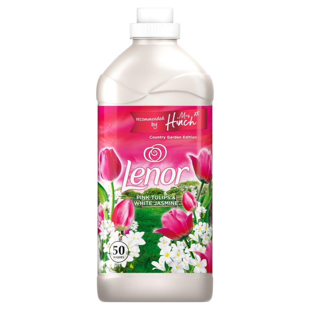 Lenor Fabric Conditioner, 50w, Pack of 2: Pink Tulips & White Jasmine + Frosted Rose Wonderland