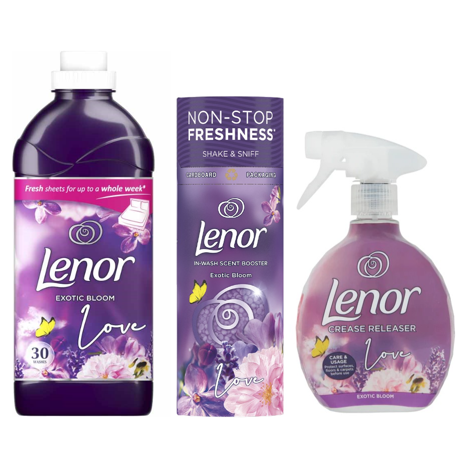 1 X LENOR CREASE RELEASER FABRIC FRESHENER SPRAY CHOOSE FRAGRANCE ITEM  500ML