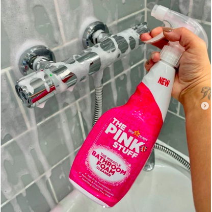 The Stardrops The Pink Stuff The Miracle Bathroom Foam Cleaner Spray, 850ml