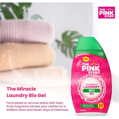 The Stardrops The Pink Stuff, The Miracle Laundry Washing Bio Gel, 30washes, 900ml