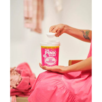 The Pink Stuff, The Miracle Laundry Stain Remover Oxi Powder for Colours & Whites, 1Kg