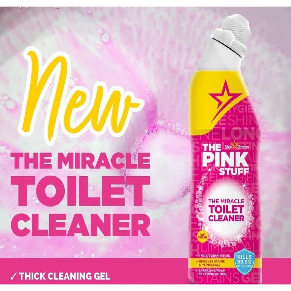 Stardrops The Pink Stuff The Miracle Toilet Cleaner Gel,, 750ml