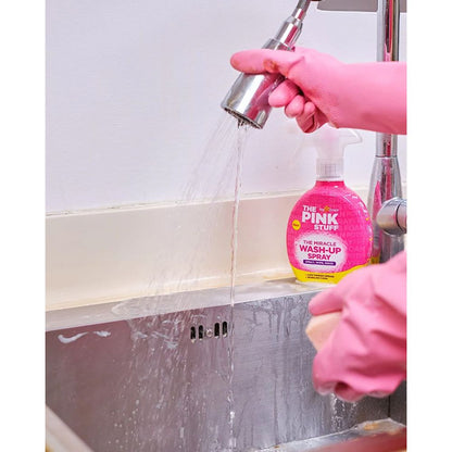 The Pink Stuff The Miracle Wash Up Spray cuts Through Grease and Grime 500ml