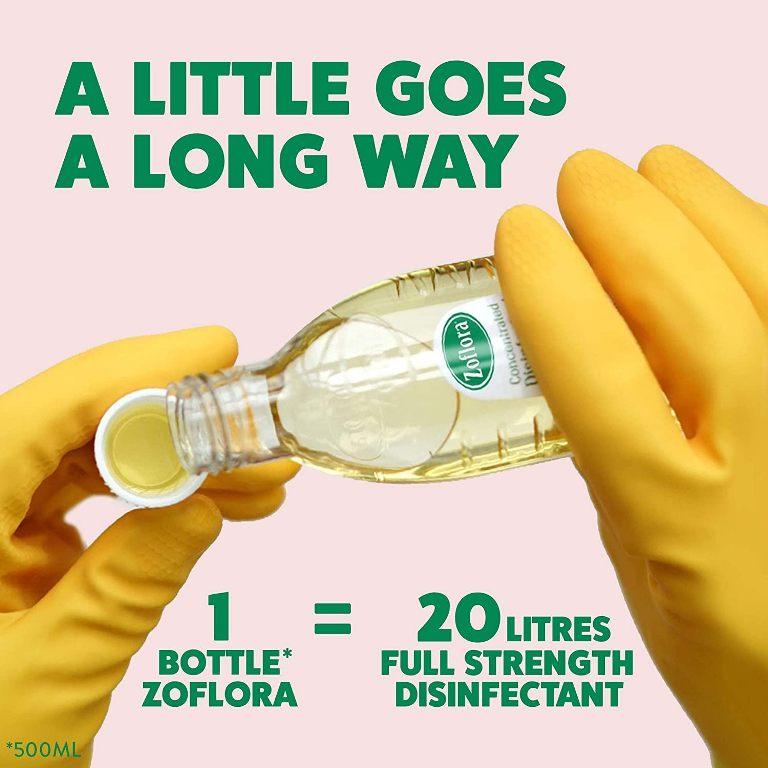 Zoflora Concentrated Multipurpose Disinfectant, Lemon Zing Scent, 500ml