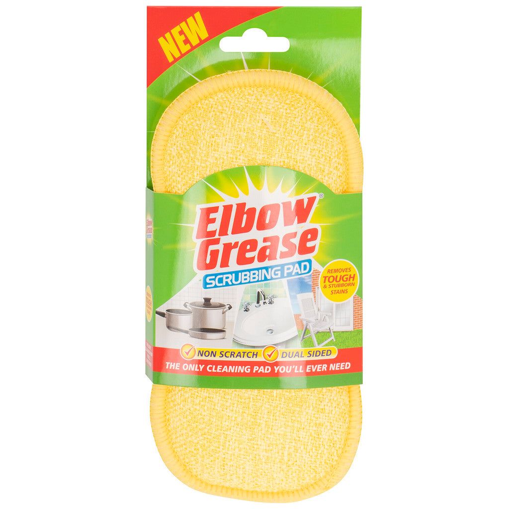 Elbow Grease Scrubbing Pad on Clip Strip Sponge