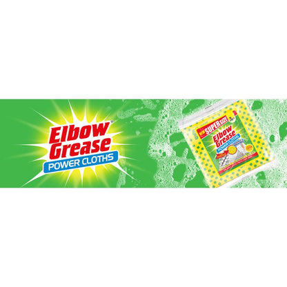 Elbow Grease Power Cloths with Scrub Dots, Super Size, Pack of 3